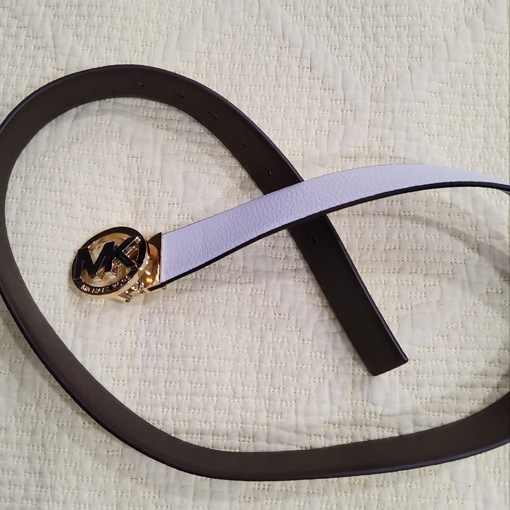 Michael Kors white brown